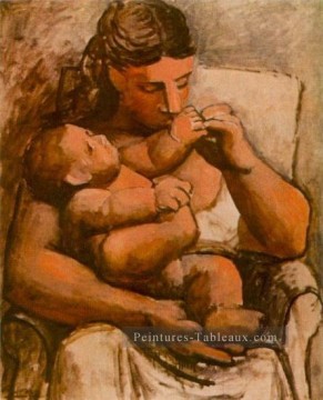  Picasso Tableaux - Mere et enfant4 1905 cubiste Pablo Picasso